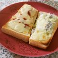 ガメコ's cooksnap of when they made しらすとキャベツのチーズトースト.