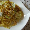 八重樫's cooksnap of when they made なす天スパゲティ.
