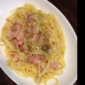 ごろごろままん's cooksnap of when they made ヘルシーなカルボナーラ☆生クリーム不使用.