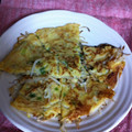 さくらックマ's cooksnap of when they made たこ焼き粉でもやしのお好み焼き風.
