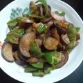 ＹＵＫＩ０６１１'s cooksnap of when they made ●ナスとピーマンのカラフルケチャ炒め●.
