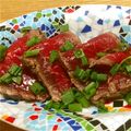 リコマルティ's cooksnap of when they made わが家のテッパンおもてなし★牛のたたき.