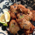 ままじ's cooksnap of when they made 海老とれんこんのしんじょ揚げ.