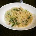 taoru's cooksnap of when they made お手軽に♪水菜とツナのパスタ☆.