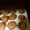 ノビル's cooksnap of when they made 焼きチョコのクッキー❤≪バター不要≫.