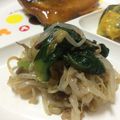 ソウくんママ's cooksnap of when they made 小松菜ともやし＠塩昆布でナムル風.