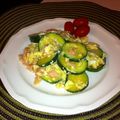 さつまっこ☆'s cooksnap of when they made 旦那さまの朝食メニュー　ズッキーニ炒め.