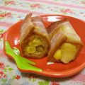 赤い電話's cooksnap of when they made ジャガイモコーンのベーコン巻　カレー風味.