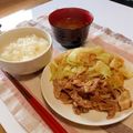 たぐちまさひろ's cooksnap of when they made キャベツと玉ねぎの豚生姜焼き丼.