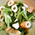 saidaiji's cooksnap of when they made 小松菜とちくわの簡単おかず♪.