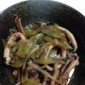 tezz's cooksnap of when they made イカとセロリのピリ辛オイスターバター炒め.