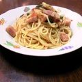 マナティ☆'s cooksnap of when they made 簡単☆トマトと生バジルのパスタ.