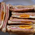 gathasan's cooksnap of when they made フライパンでホットサンド.