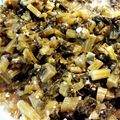 いちごてんと's cooksnap of when they made よごし（大根菜の味噌炒り）.