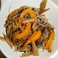 もりのりころ's cooksnap of when they made ウマウマ！ごぼうと春雨のオイスター炒め.