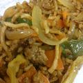 arku's cooksnap of when they made 牛ひき肉で「ソース焼きそば」♪.