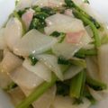 らむねまん7's cooksnap of when they made カブとベーコンのトロミ炒め.