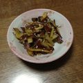 ぱすてるりぼん's cooksnap of when they made 余った皮でもう一品★サツマイモのきんぴら.