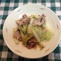 とだまま's cooksnap of when they made 簡単！豚肉とキャベツの塩昆布蒸し.