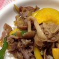 kayoayu's cooksnap of when they made 豚こまとパプリカのオイスター炒め.