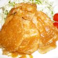 お魚キッチン's cooksnap of when they made 豚肉の生姜焼き　た～っぷり♪すり胡麻だれ.