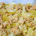 naokinawa's cooksnap of when they made セロリのツナマヨ和え.