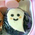 ATENZA's cooksnap of when they made ☆キャラ弁　ハロウィン　おばけ☆.