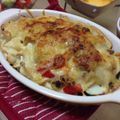 モチョ1013's cooksnap of when they made きのことカボチャのグラタン.