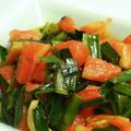YUJIMOM's cooksnap of when they made 夏に！スタミナ✿ニラトマト♫♬.