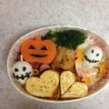柩の嫁's cooksnap of when they made 【キャラ弁☆彡簡単ハロウィンのお弁当】.