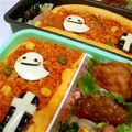 ｍｏｌｔｏ's cooksnap of when they made キャラ弁＊チキンライスde簡単ハロウィン.