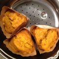 adisara's cooksnap of when they made ホットケーキミックスのかぼちゃ蒸しパン.