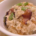 ＫＩＸ's cooksnap of when they made そらまめと桜えびの炊き込みご飯.