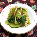シャンプーハット's cooksnap of when they made えのきと青菜の梅おかかあえ.