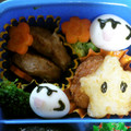ともりせ's cooksnap of when they made 簡単キャラ弁おかずマリオのテレサときのこ.