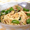 にゃんぷいぷい's cooksnap of when they made ピーマンとしらすの☆和心パスタ♪♪.