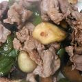 kimimaruo's cooksnap of when they made 豚肉と茄子の黒酢オイスター煮込み.