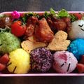 chichako's cooksnap of when they made いもむしくん*（嵐）キャラ弁.