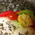 hawaiisunny's cooksnap of when they made 具だくさんの卵焼き♪お弁当ホットサンドに.