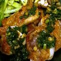 eliechan's cooksnap of when they made 簡単!!鶏もも肉の香味だれ♪.