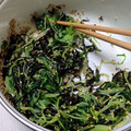 おにもつちゃん's cooksnap of when they made 水菜を大量消費！簡単美味しい塩昆布和えだ.
