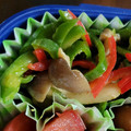 巴マミ14歳's cooksnap of when they made 【お弁当】ピーマンしめじのおかか炒め.