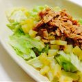 moyobaku's cooksnap of when they made にんにくポテトの☆香ばしツナキャベツ.