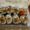miyuki12's cooksnap of when they made ちょいピリ☆そぼろの海苔巻き.