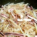 びーご's cooksnap of when they made 一夜干しイカとじゃがいものバター醤油炒め.