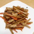 あやぽんのすけ's cooksnap of when they made 牛蒡と人参と豚肉の炒め煮.