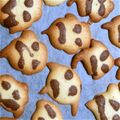 いもえつ's cooksnap of when they made ハロウィンに！おばけクッキー.