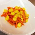 punitaan's cooksnap of when they made 人参とコーンでにんにくバター炒め.