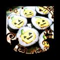 芋娘。's cooksnap of when they made ハロウィン巻き寿司～♪.