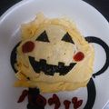 ayaちげ's cooksnap of when they made ハロウィンオムライスとスープ.